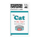 My Cat is All That! Funny Kitty Stamp