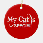 My Cat is Special Christmas Ornaments
