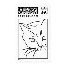 My Cat Lulu postage by Beccasouza My Cat Lulu postage