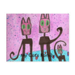 My Cat's Family done by Simo Postcards