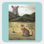 My Cats Worst Nightmare Square Sticker