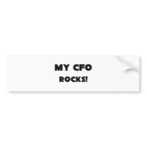 MY Cfo ROCKS! Bumper Sticker