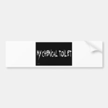 MY CHEMICAL TOILET BUMPER STICKER