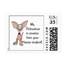 My Chihuahua is smarter...(pic) Stamp