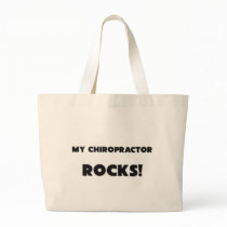 MY Chiropractor ROCKS! Canvas Bags