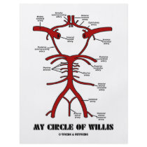 My Circle Of Willis (Arteries Anatomical Humor) flyers by wordsunwords My Circle Of Willis (Arteries Anatomical Humor) flyers