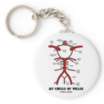 My Circle Of Willis (Arteries Anatomical Humor) Keychains