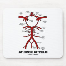My Circle Of Willis (Arteries Anatomical Humor) Mouse Pad
