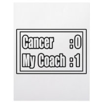 My Coach Beat Cancer (Scoreboard) Personalized Letterhead