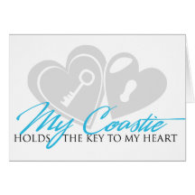 My coastie holds the key card