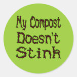 My Compost Doesn't Stink Funny Gardener Stickers