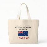 My Cook Islander Grandpa Loves Me Canvas Bag