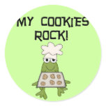 My Cookies Rock Tshirts and Gifts Round Stickers