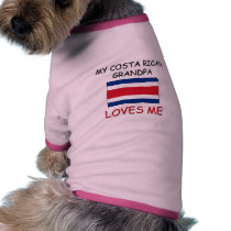 My Costa Rican Grandpa Loves Me pet clothing