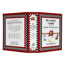 My Country Cookin' Basic Cookbook 3 Ring Binder