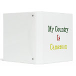 My Country Is Cameroon 3 Ring Binder