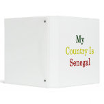 My Country Is Senegal 3 Ring Binders