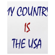 My Country Is The USA letterhead