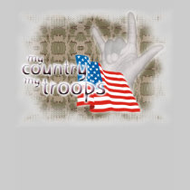 My Country, My Troops, ILY t-shirts