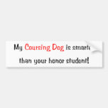 My Coursing Dog is Smarter... Bumper Sticker