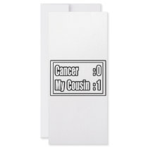 My Cousin Beat Cancer (Scoreboard) Custom Rack Cards