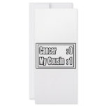 My Cousin Beat Cancer (Scoreboard) rack cards