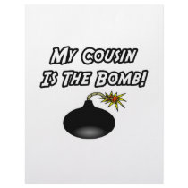 My Cousin Is The Bomb Letterhead Template
