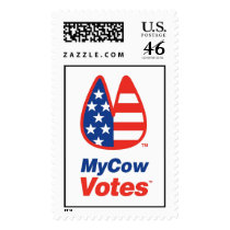 My Cow Votes USA Stamp