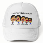 My Crazy Family Cartoon hats