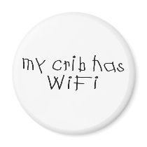 My crib has wifi magnets by Coolkidstees My crib has wifi magnets