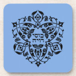 My cup overflows beverage coaster