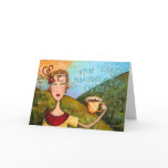 My Cup Runneth Over - Greeting Card