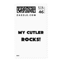 MY Cutler ROCKS! postage