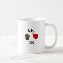 My Dacshund loves me Coffee Mug