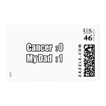 My Dad Beat Cancer Postage