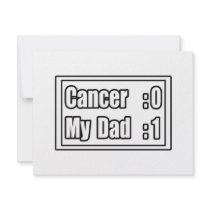 My Dad Beat Cancer (Scoreboard) Personalized Invite