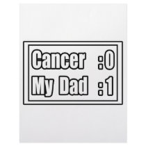 My Dad Beat Cancer (Scoreboard) Letterhead Design