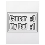 My Dad Beat Cancer (Scoreboard) Letterhead Design