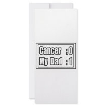 My Dad Beat Cancer (Scoreboard) Rack Card