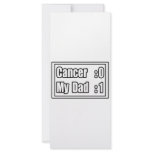 My Dad Beat Cancer (Scoreboard) rack cards
