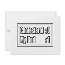 My Dad Beat Cholesterol (Scoreboard) invitations