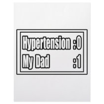 My Dad Beat Hypertension (Scoreboard) letterhead by Hypertension_Shirts My Dad Beat Hypertension (Scoreboard) letterhead