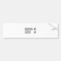 My Dad Beat Lymphoma (Scoreboard) Bumper Sticker