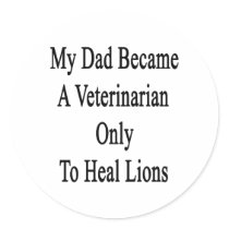 My Dad Became A Veterinarian Only To Heal Lions