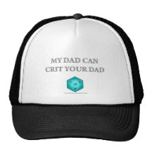 My Dad Can Crit Your Dad Mesh Hat