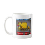 My Dad Drives A Cement Mixer Truck Mens T-Shirt mugs