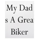 My Dad Is A Great Biker Letterhead Design
