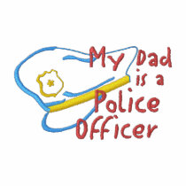 My Dad Is A Police Officer embroidered shirts by ZazzleEmbroidery My Dad Is A Police Officer embroidered shirts