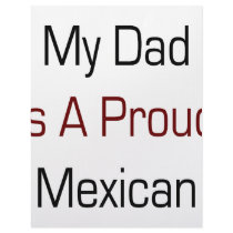 My Dad Is A Proud Mexican letterhead