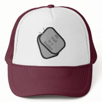 My Dad is a Soldier Dog Tags hats by militaryarmy My Dad is a Soldier Dog Tags hats